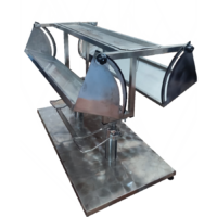 mesa de cirugia plegable v en acero inoxidable