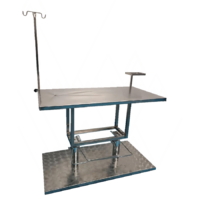 Mesa de cirugía hidráulica totalmente en acero inoxidable