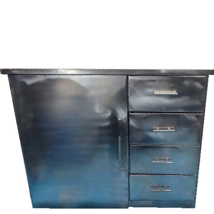 Mueble en acero inoxidable