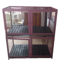 Jaula 4 compartimientos