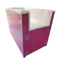 Tina en fibra de vidrio forrada